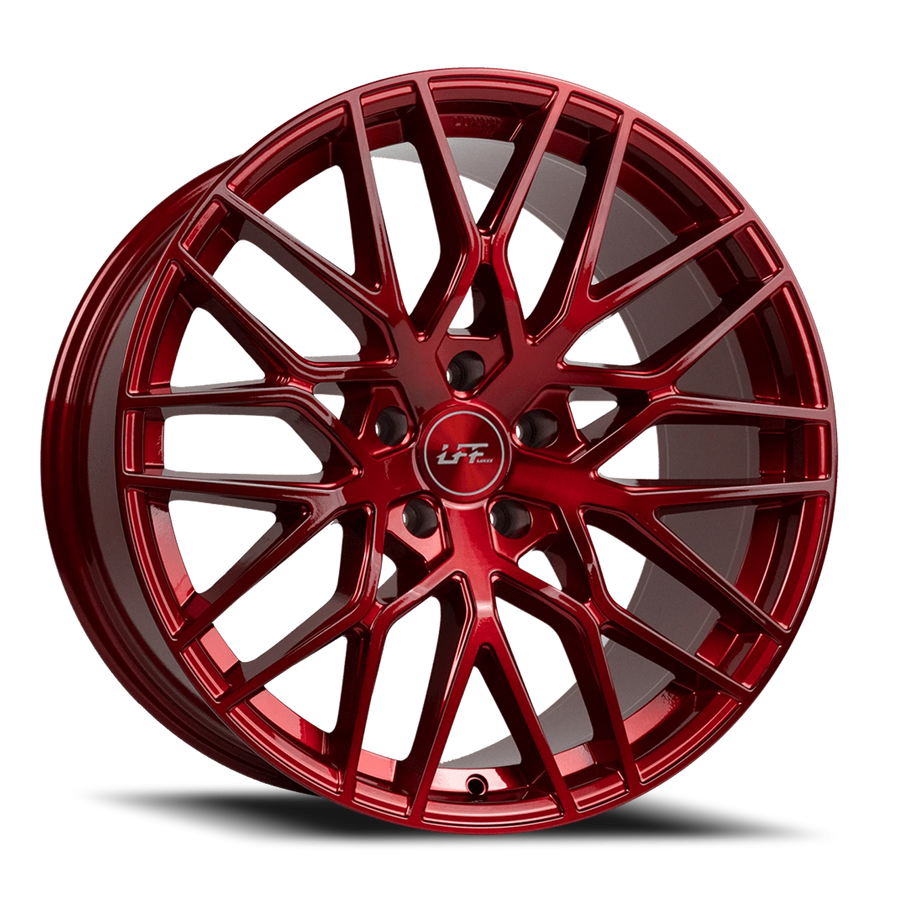 LFF-01 PISTA 20X9 5X114.3 +33 73.1 Full Brushed Roja Red LSDP