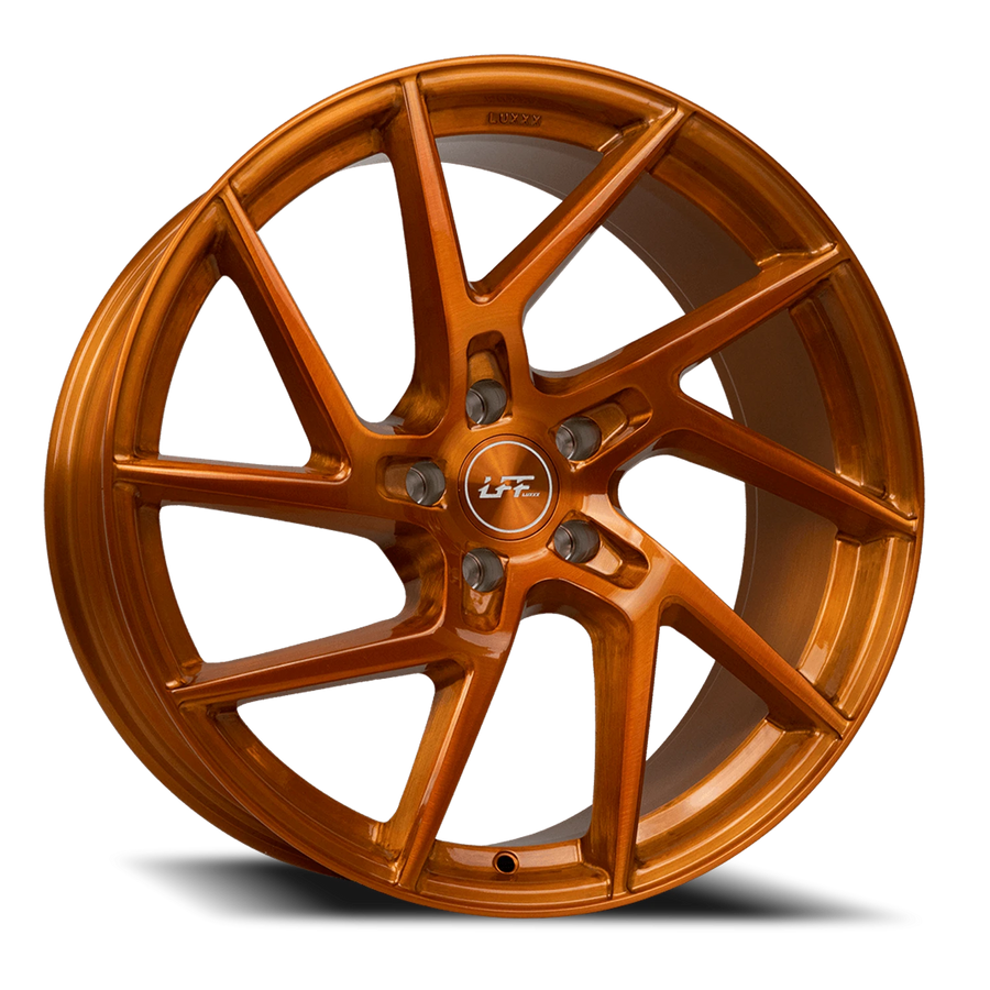 LFF-02 LEON 20X10.5 5X114.3 +40 73.1 Full Brushed Sunset Orange LSJP2