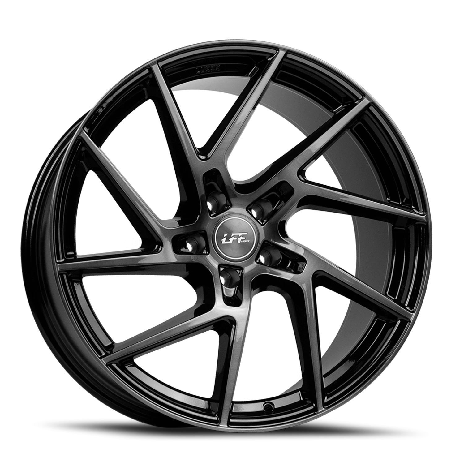 LFF-02 LEON 20X10.5 5X115 +22 73.1 Brushed F Titanium Black LSCP2