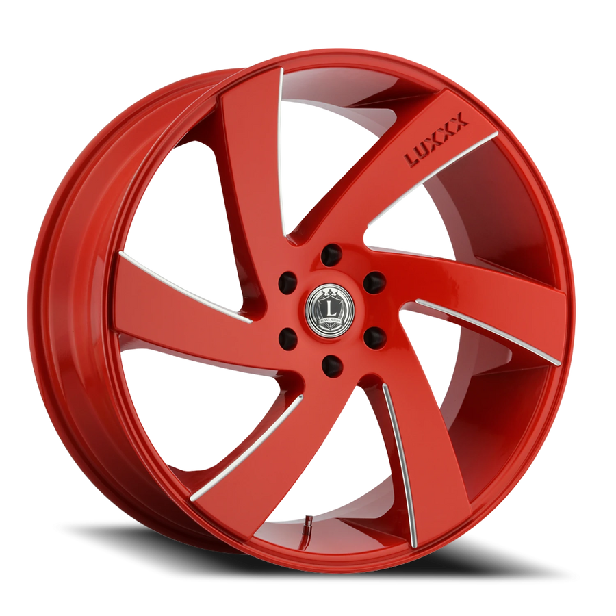 LUX10 24X10 6X139.7 +30 78.1 Red Milled
