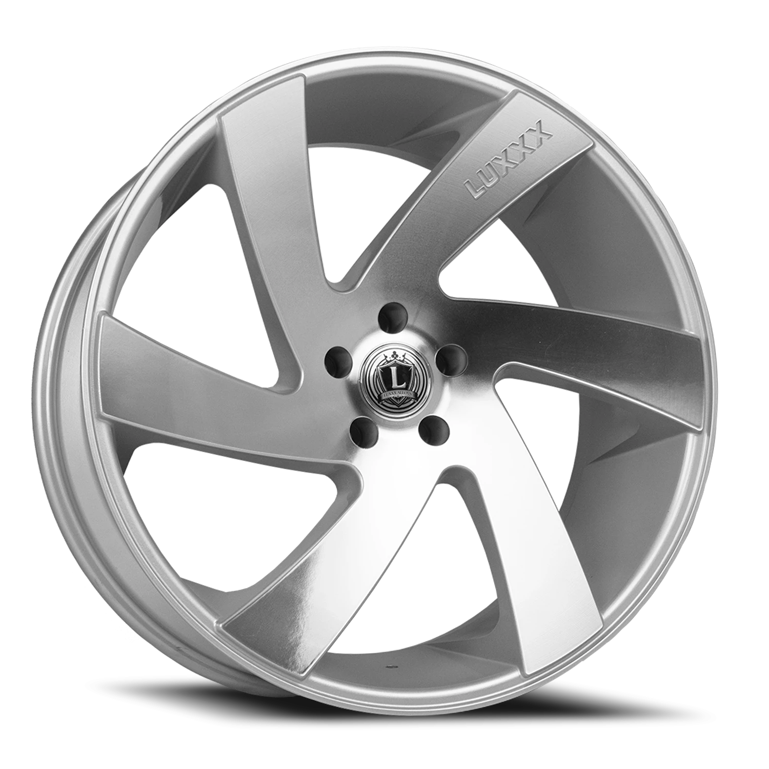 LUX10 20X8.5 5X114.3 +38 73.1 Silver Machined Face
