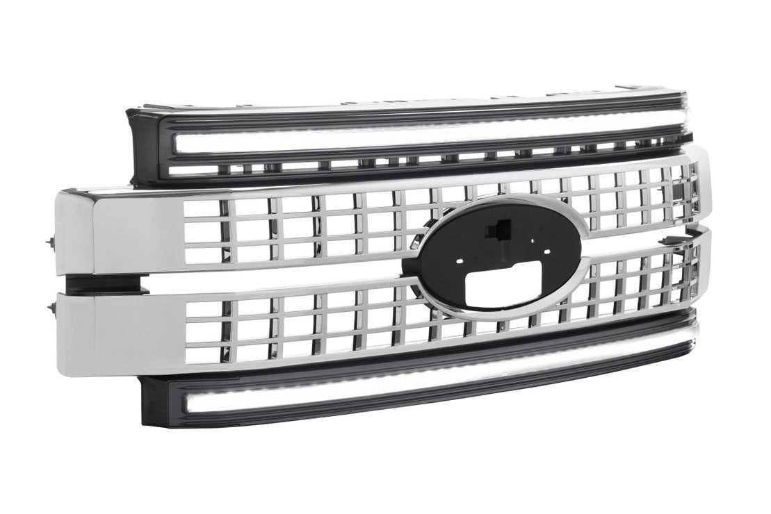Morimoto XBG WHITE DRL / CHROME GRILLE FORD SUPER DUTY (17-19)