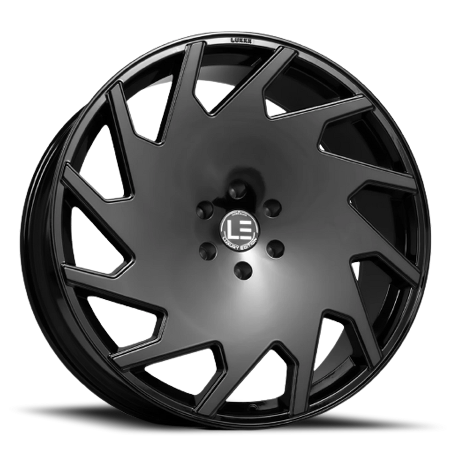 LUXLE11 20X8.5 5X112 +25 66.6 Gloss Black