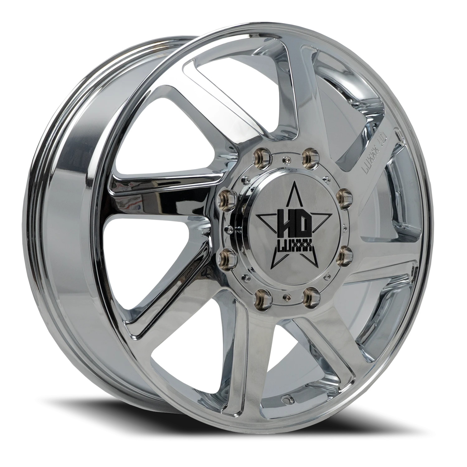 DUALLY HD14 20X8.25 8X165 115 121.3 Chrome (Front)