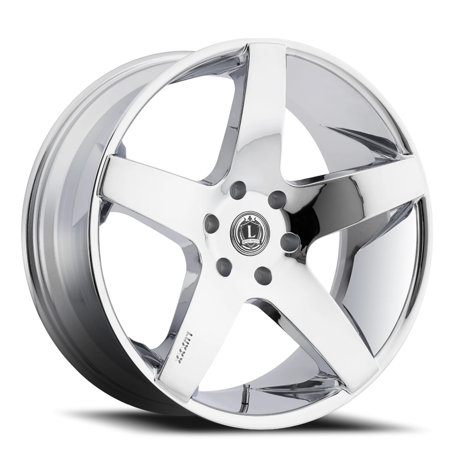 LUX15 22X9.5 6X139.7 +30 78.1 Chrome