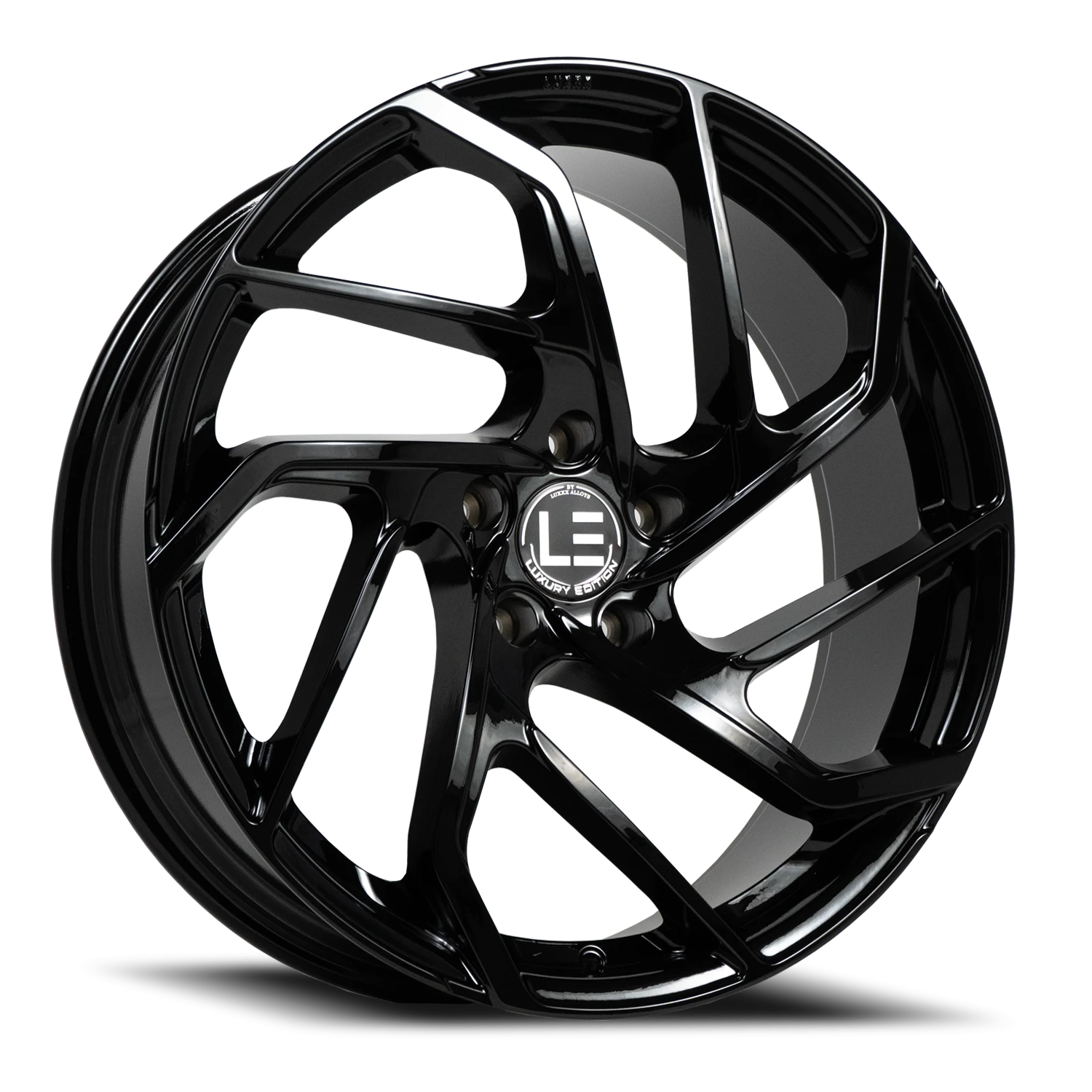 LUXLE15 22X9 5X112 +27 66.6 Gloss Black