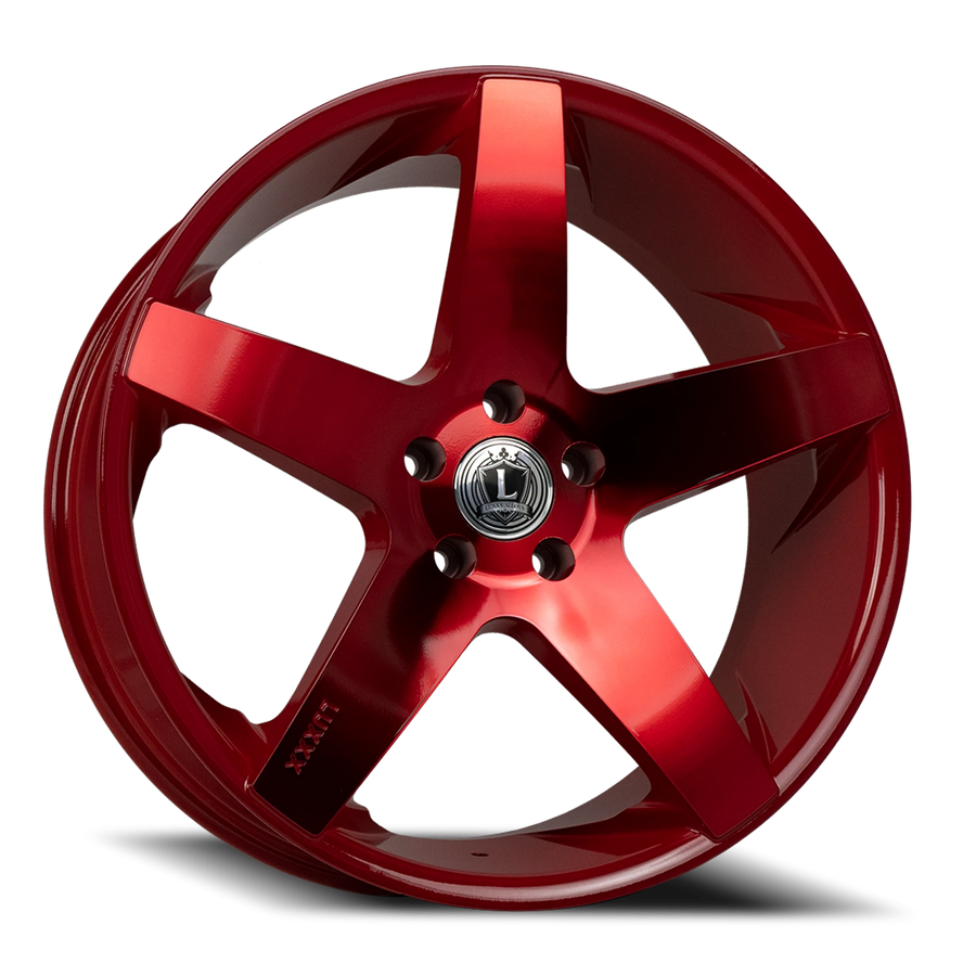 LUX15 22X9.5 5X115 +15 74.1 Neon Red