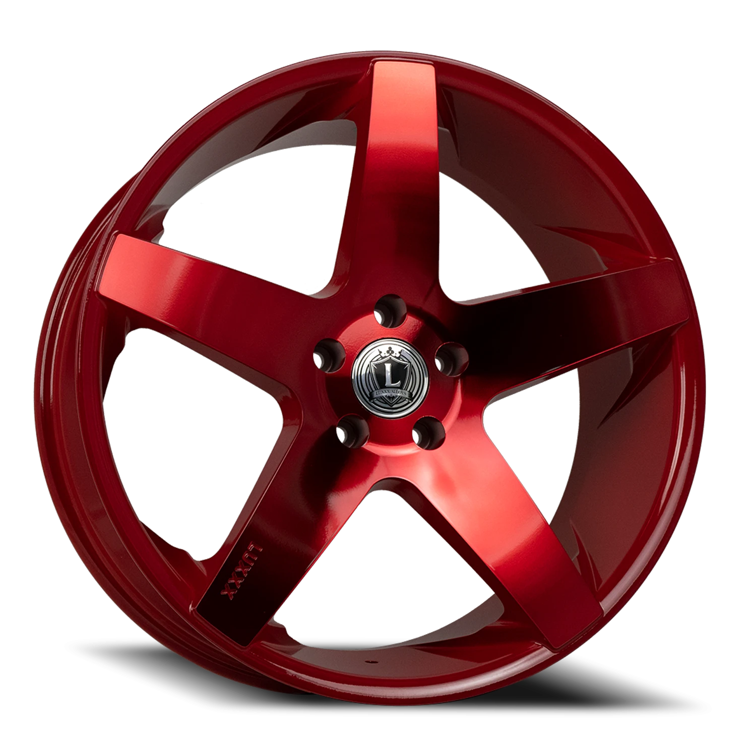 LUX15 22X9.5 5X115 +15 73.1 Neon Red