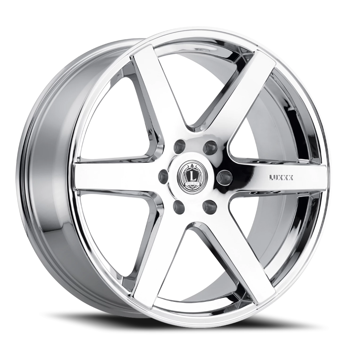 LUX20 22X9.5 5X115 +15 73.1 Chrome