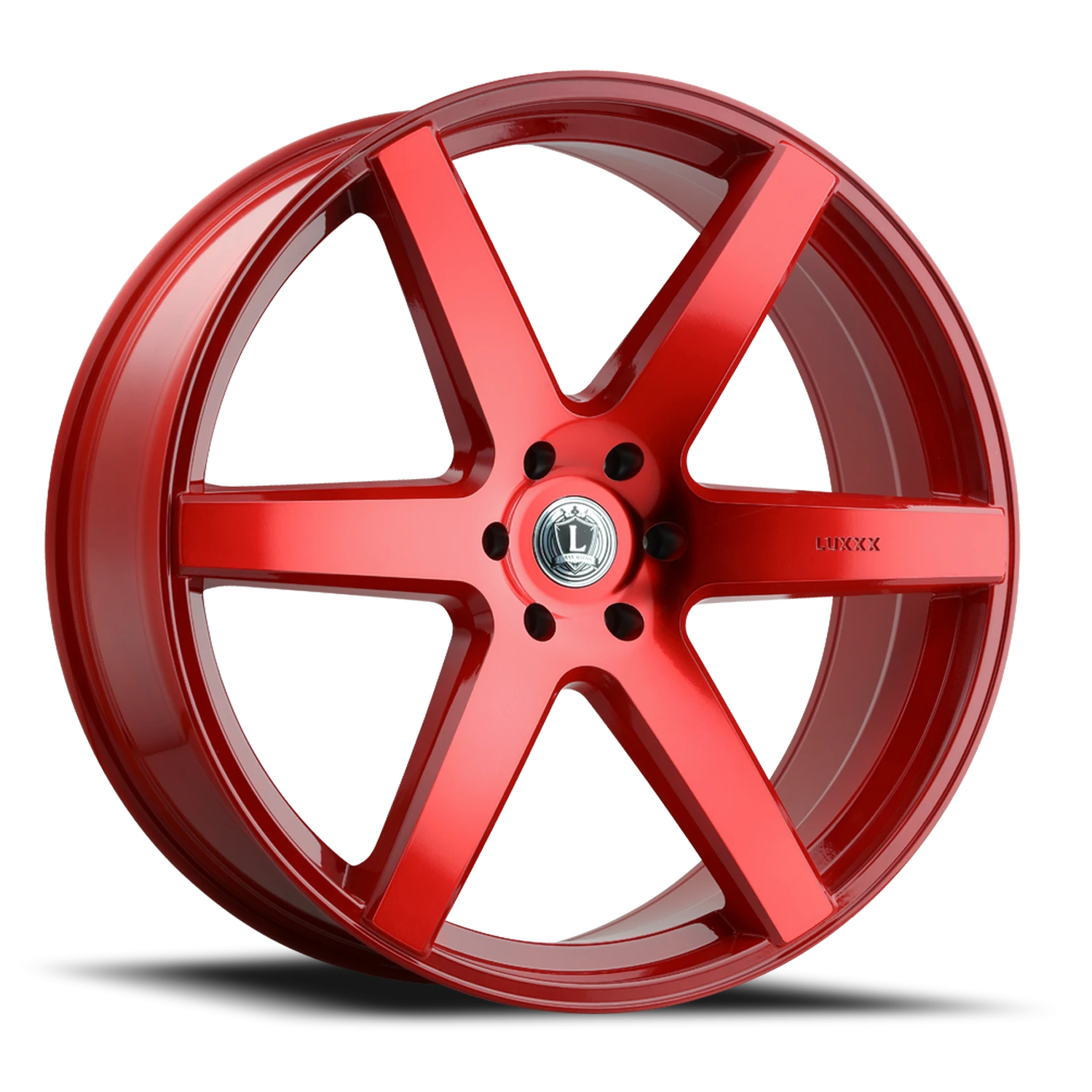 LUX20 24X9.5 6X139.7 +30 78.1 Neon Red