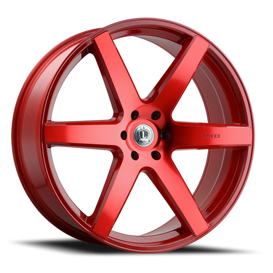 LUX20 24X9.5 6X139.7 +30 78.1 Neon Red