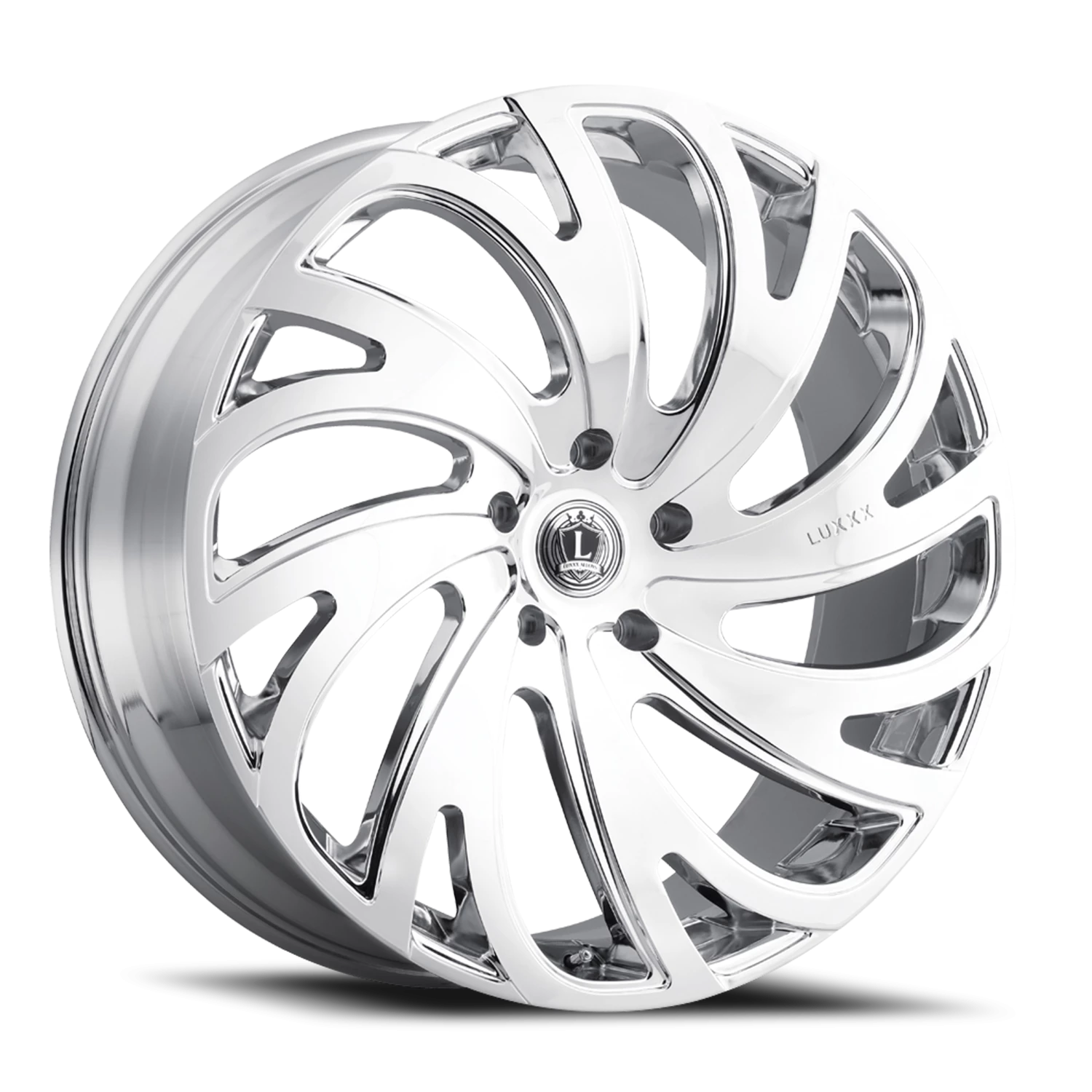 LUX23 22X9.5 5X115 +18 73.1 Chrome