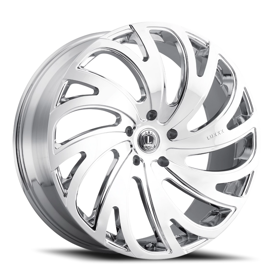 LUX23 22X9.5 5X115 +18 73.1 Chrome