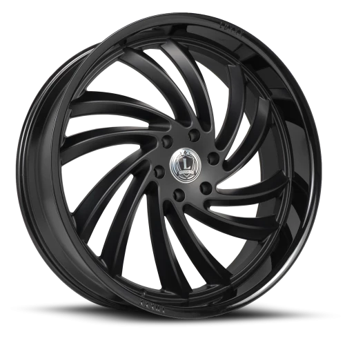 LUX26 20X8.5 6X139.7 +31 93.1 Gloss Black Lip Matte Black Face
