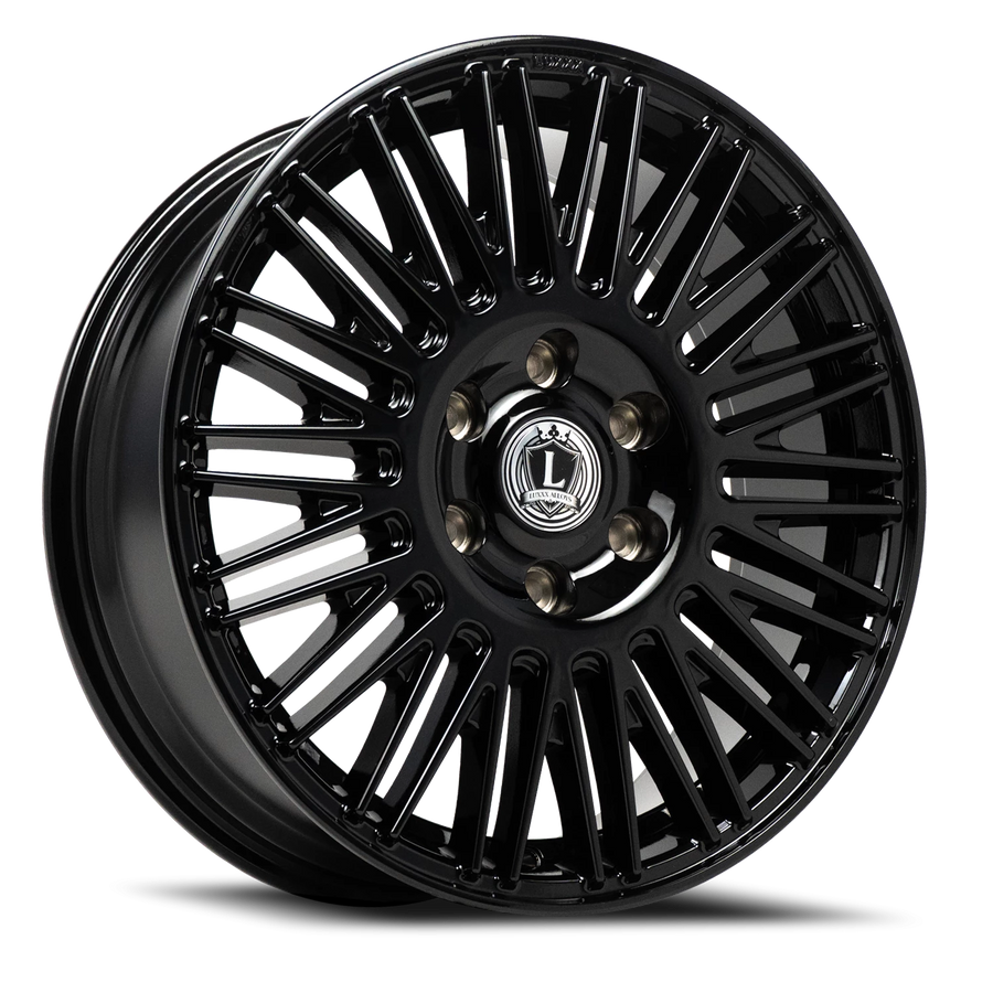 LUX27 20X8.5 6X120 +35 66.9 Gloss Black (Floating Cap)