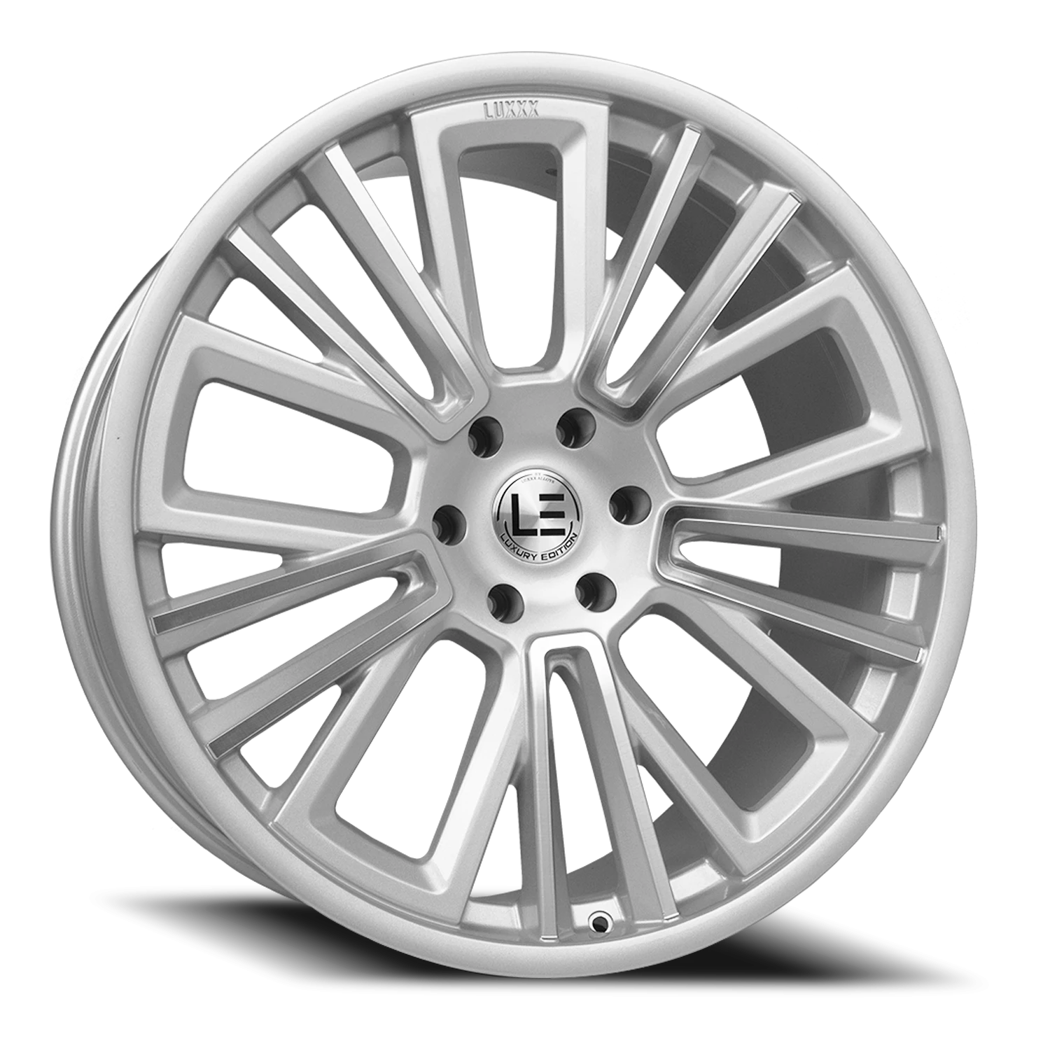 LUXLE3 24X11 6X139.7 +40 78.1 Silver Machine Face