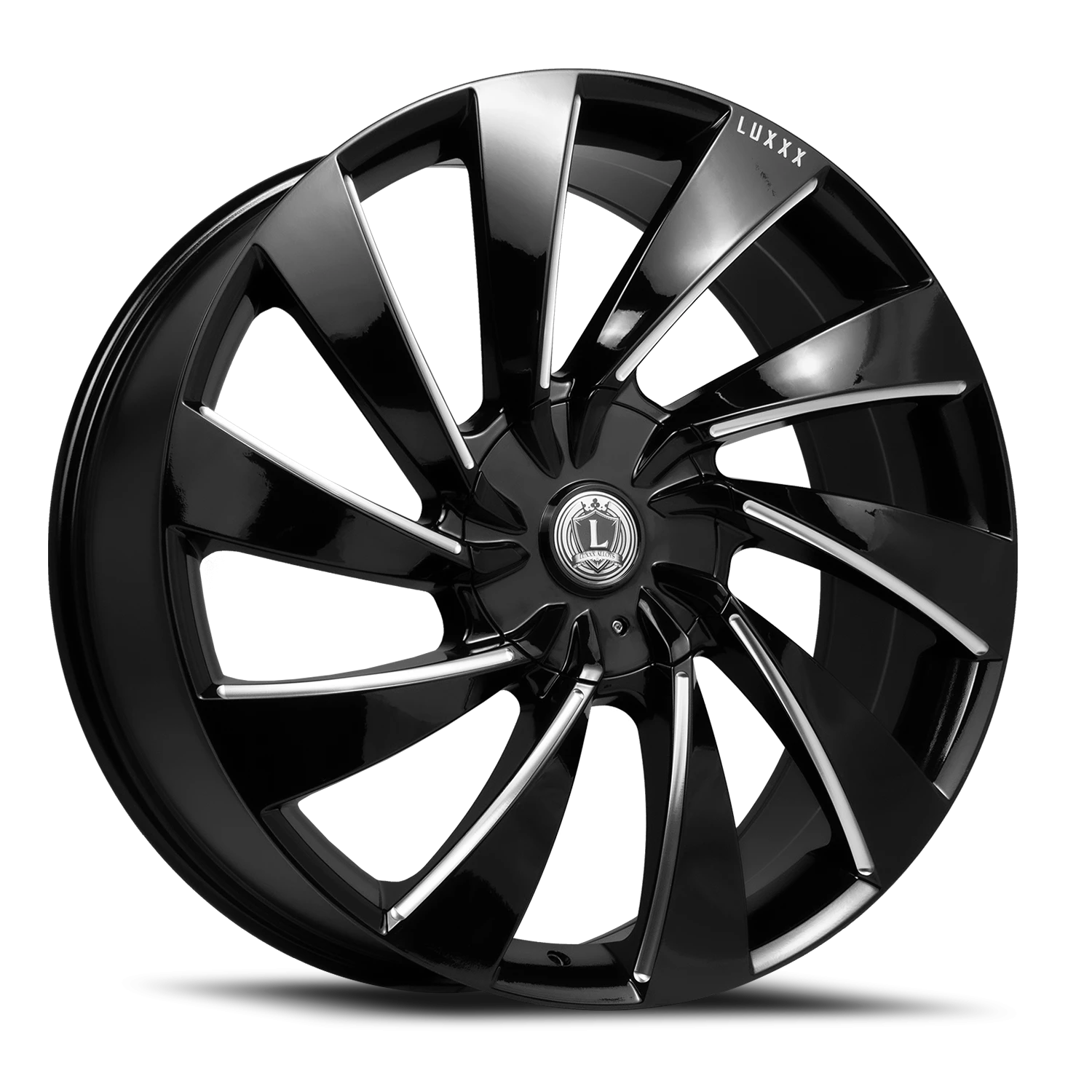LUX30 22X9.5 6135/139.7 +30 93.1 Gloss Black Milled