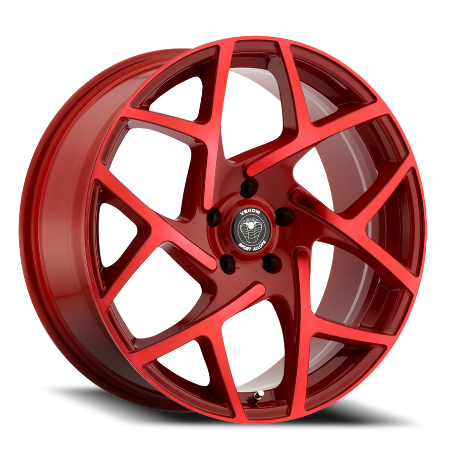 VENOM31 17X8 5X112 +31 73.1 Neon Red