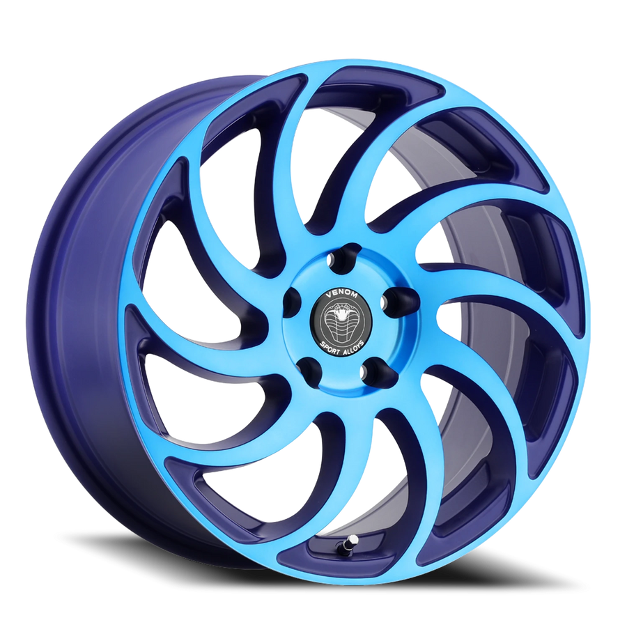 VENOM32 18X8.5 5X110 +31 73.1 Neon Blue