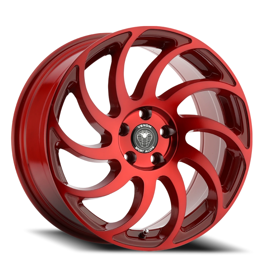 VENOM32 18X8.5 5X120 +31 73.1 Neon Red