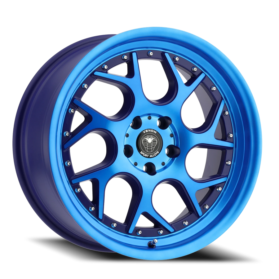 VENOM33 18X8.5 5X112 +30 73.1 Neon Blue