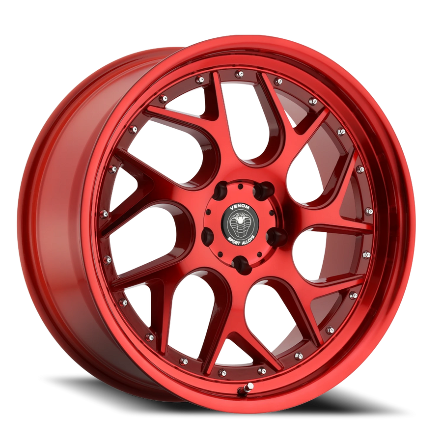 VENOM33 18X8.5 5X114.3 +30 73.1 Neon Red