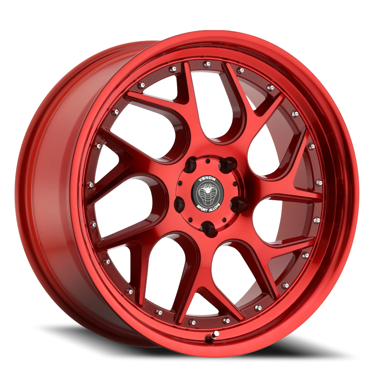 VENOM33 20X8.5 5X114.3 +30 73.1 Neon Red