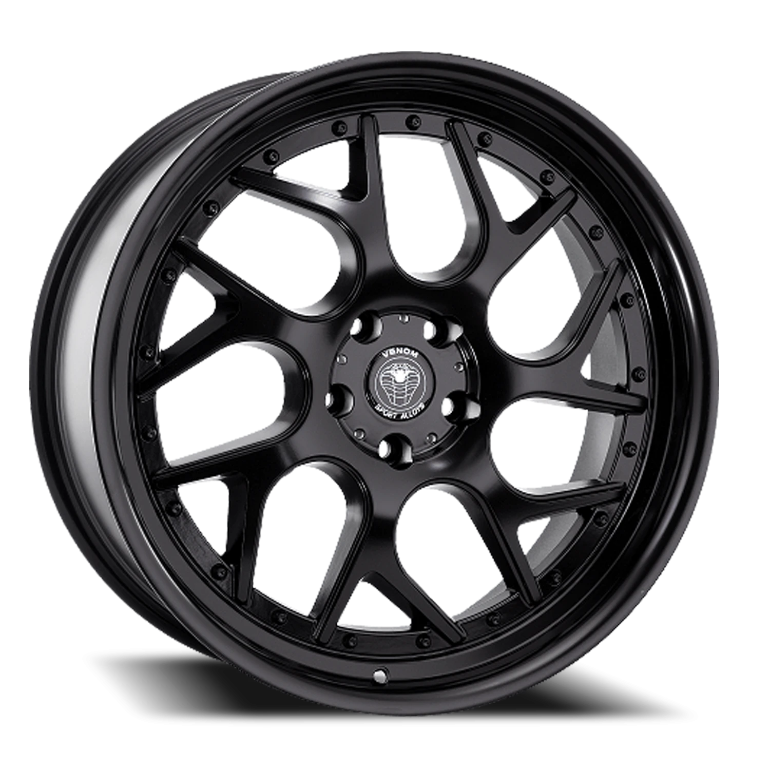 VENOM33 18X8.5 5X112 +30 73.1 Satin Black