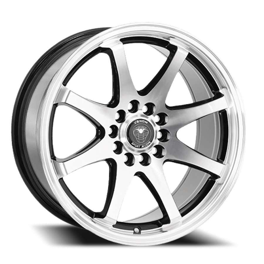 VENOM35 18X8.5 5110/114.3 +30 73.1 Gloss Black Machined Face