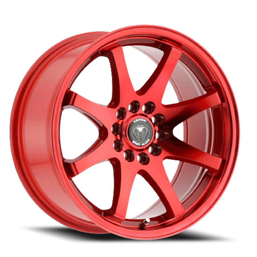 VENOM35 18X8 5112/120 +31 73.1 Neon Red