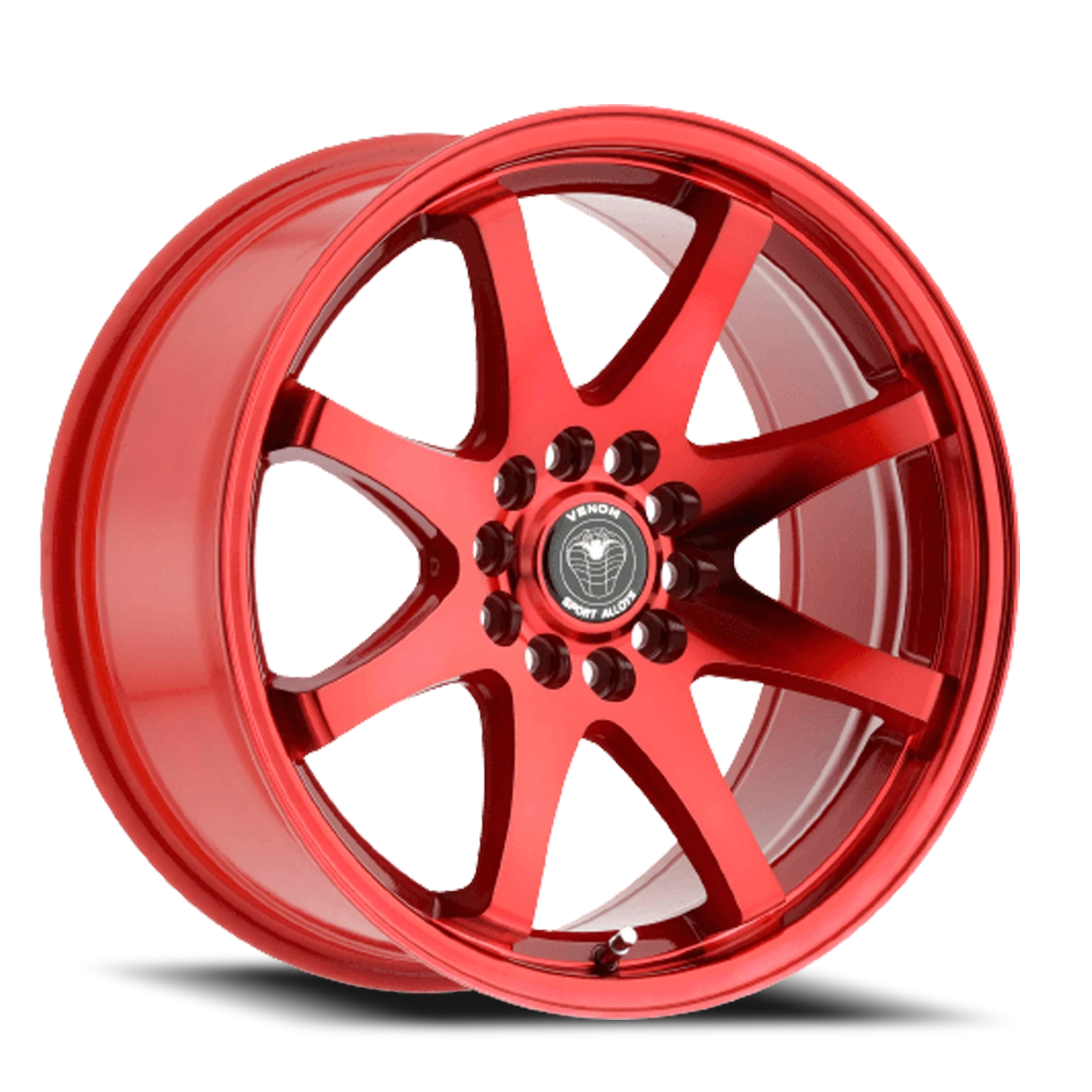 VENOM35 17X8 5108/120 +31 73.1 Neon Red