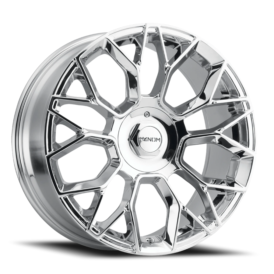 VENOM36 22X9 5115/120 +15 73.1 Chrome