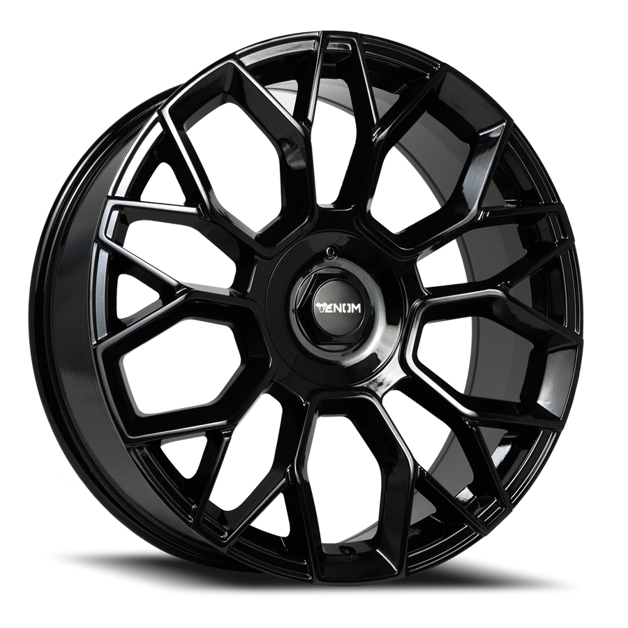 VENOM36 22X9 5114.3/120 +30 73.1 Gloss Black