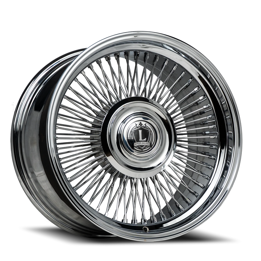 LUX37 WIRE WHEEL 22X9 5120 +0 73.1 Chrome