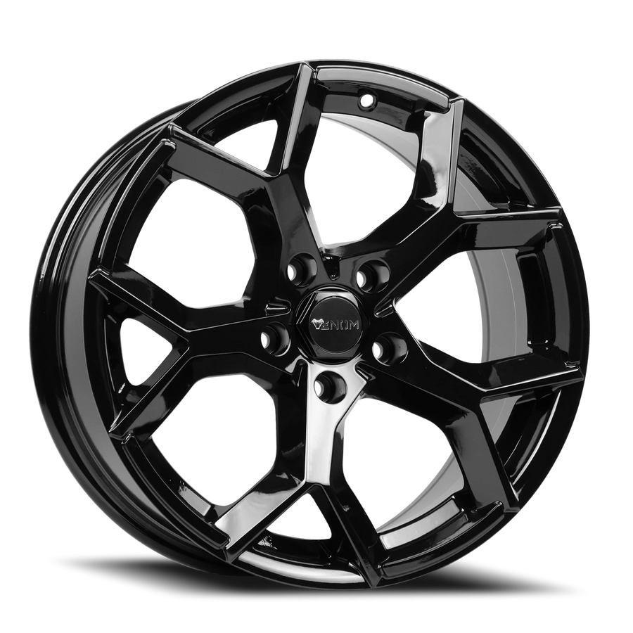 VENOM37 19X8.5 5X120 +35 73.1 All Gloss Black