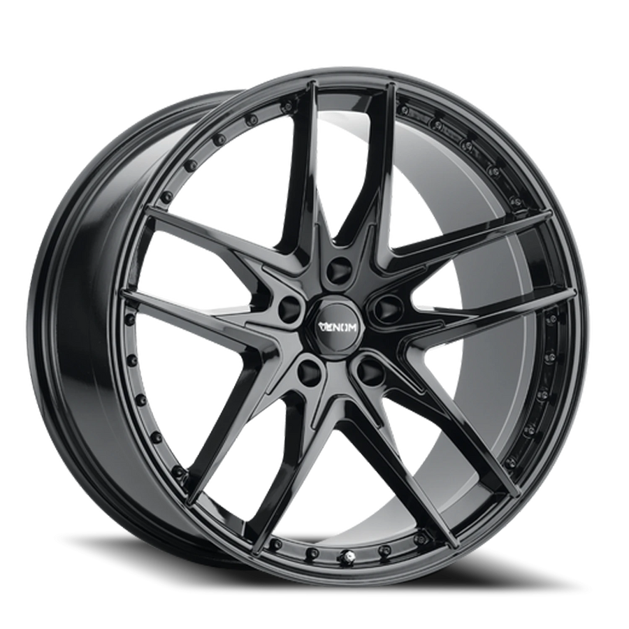 VENOM38 18X8.5 5X100 +35 73.1 All Gloss Black