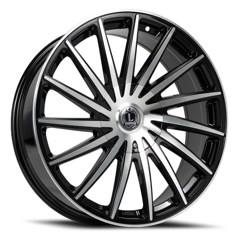 LUX40V 26X10 6135/139.7 +30 87.1 Gloss Black Machined Face