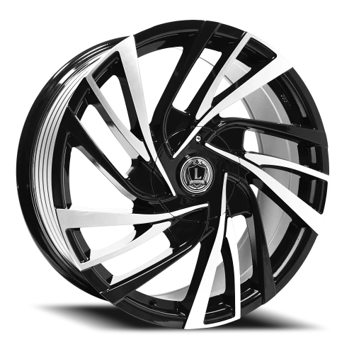 LUX41 20X8.5 6120/132 +31 74.6 Gloss Black Machined Face