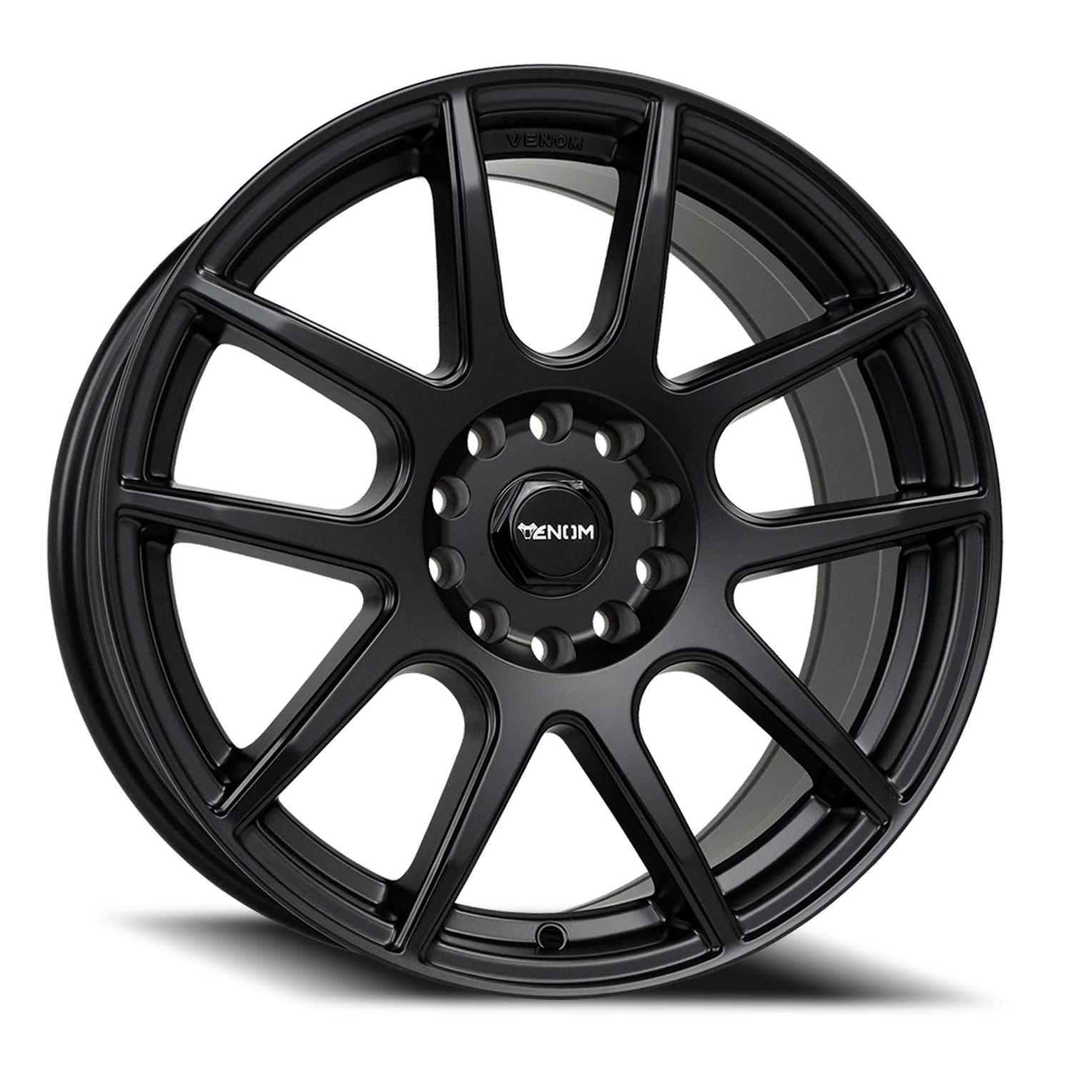 VENOM41 17X8 4100/114.3 +35 73.1 Matte Black