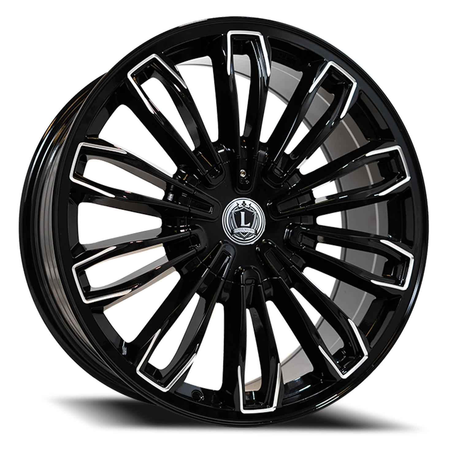 LUX42 18X8 5112/114.3 +35 73.1 Gloss Black Milled