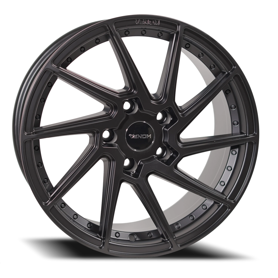 VENOM47 17X8 5120 +35 73.1 Satin Black