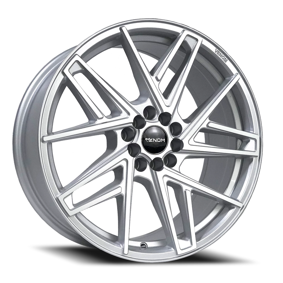 VENOM48 18X8.5 5100/114.3 +35 73.1 Gloss Silver Machined Face