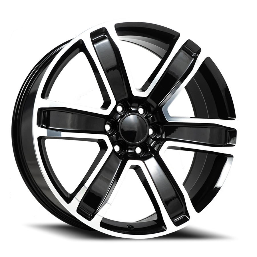 REP 050 26X10 6139.7+31 78.1 Gloss Black Machined