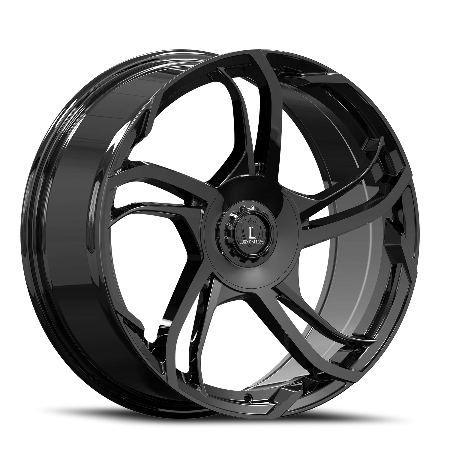 LUX52 24X10 5115/130 +35 74.1 All Gloss Black