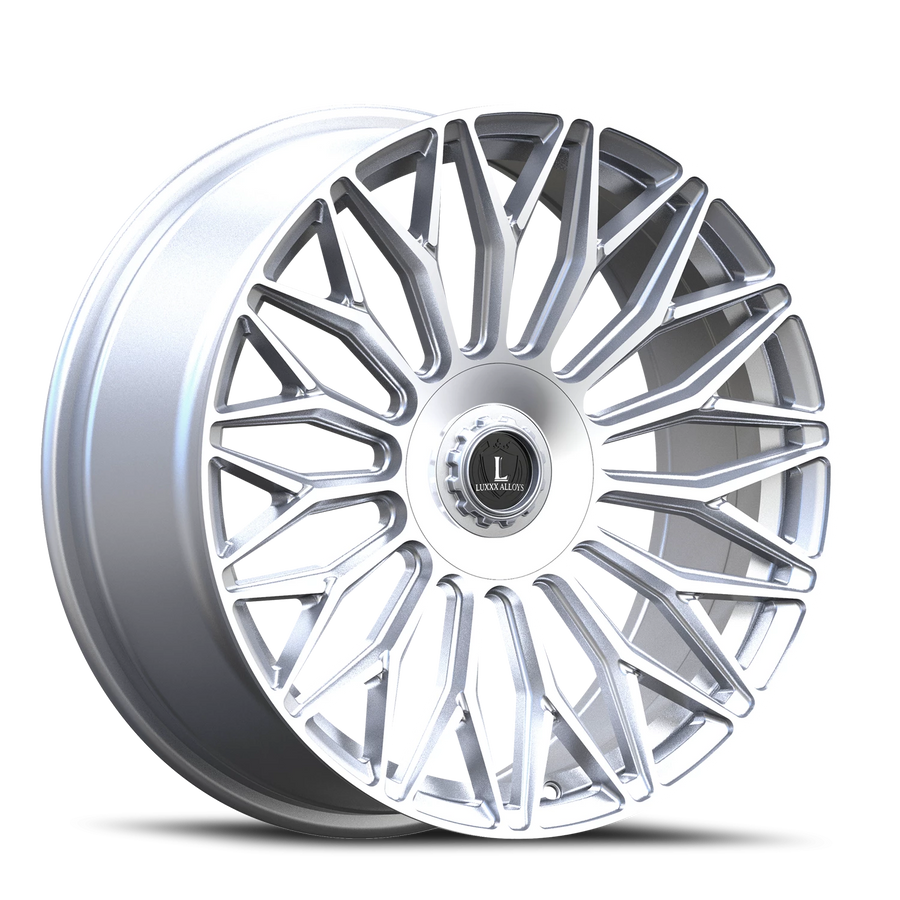 LUX53 22X9 5112/114.3 +35 73.1 Silver Machined Face