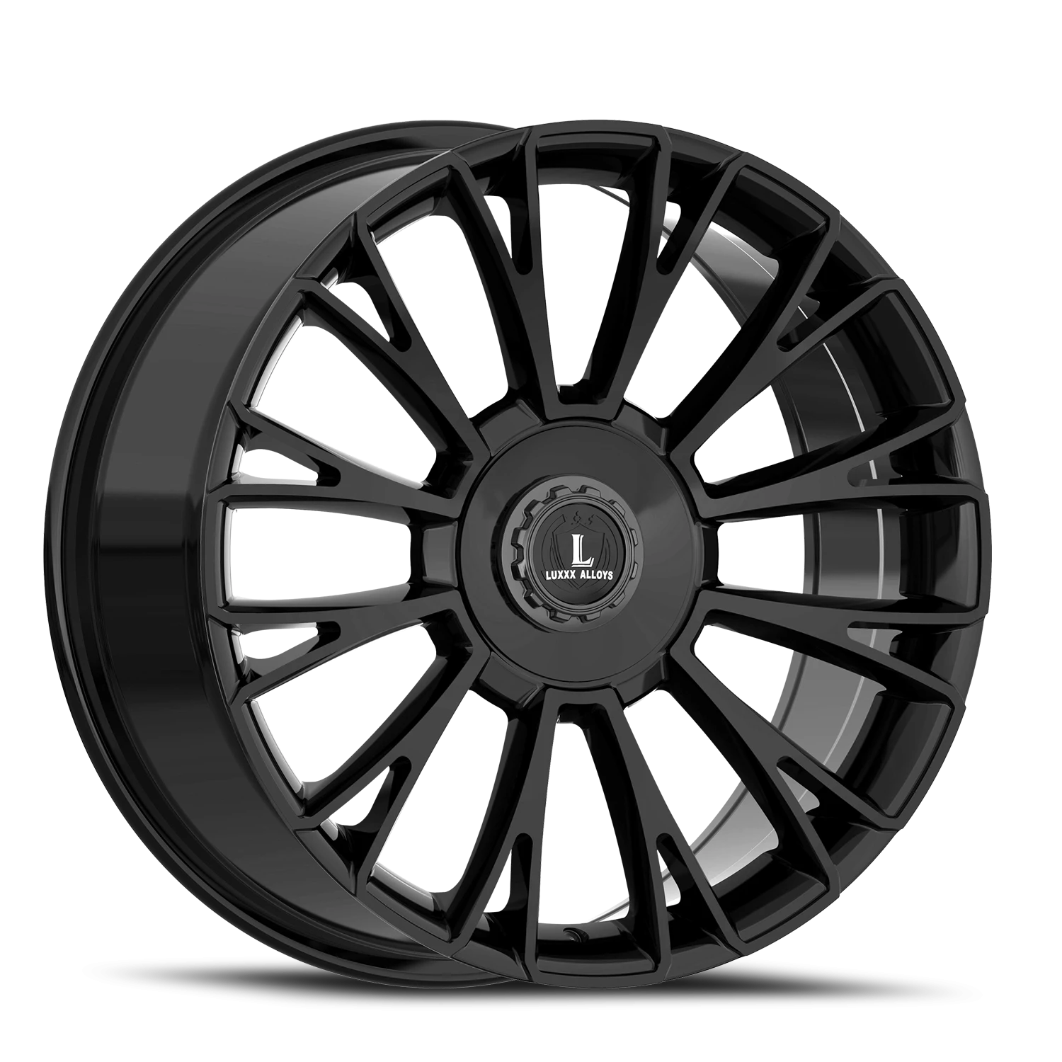 LUX54 22X9 5115/120 +13 73.1 All Gloss Black