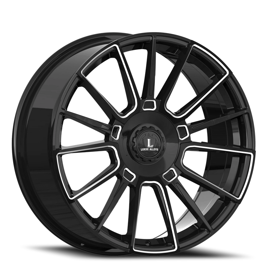 LUX58 20X8.5 6114.3/120 +30 73.1 Gloss Black Milled