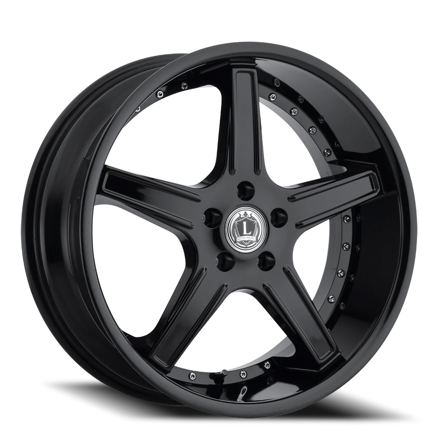 LUX6 20X8.5 5X120 +20 73.1 Gloss Black