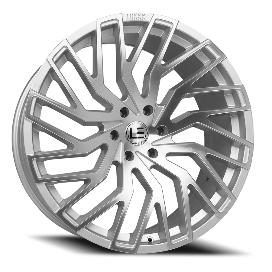 LUXLE6 24X9 6X139.7 +30 78.1 Gloss Black Machine Face