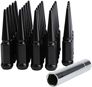 Black Spike Lugnuts